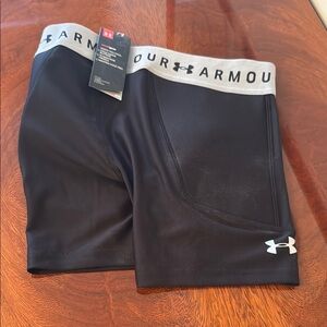 Black Under Armour Youth Sliding Shorts - New with tag.